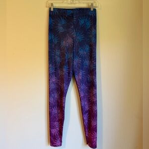 Blackmilk Legend of Zelda Blue and Purple Leggings